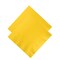 5" Bulk Pack of 50 School Bus Yellow Paper Beverage Napkins